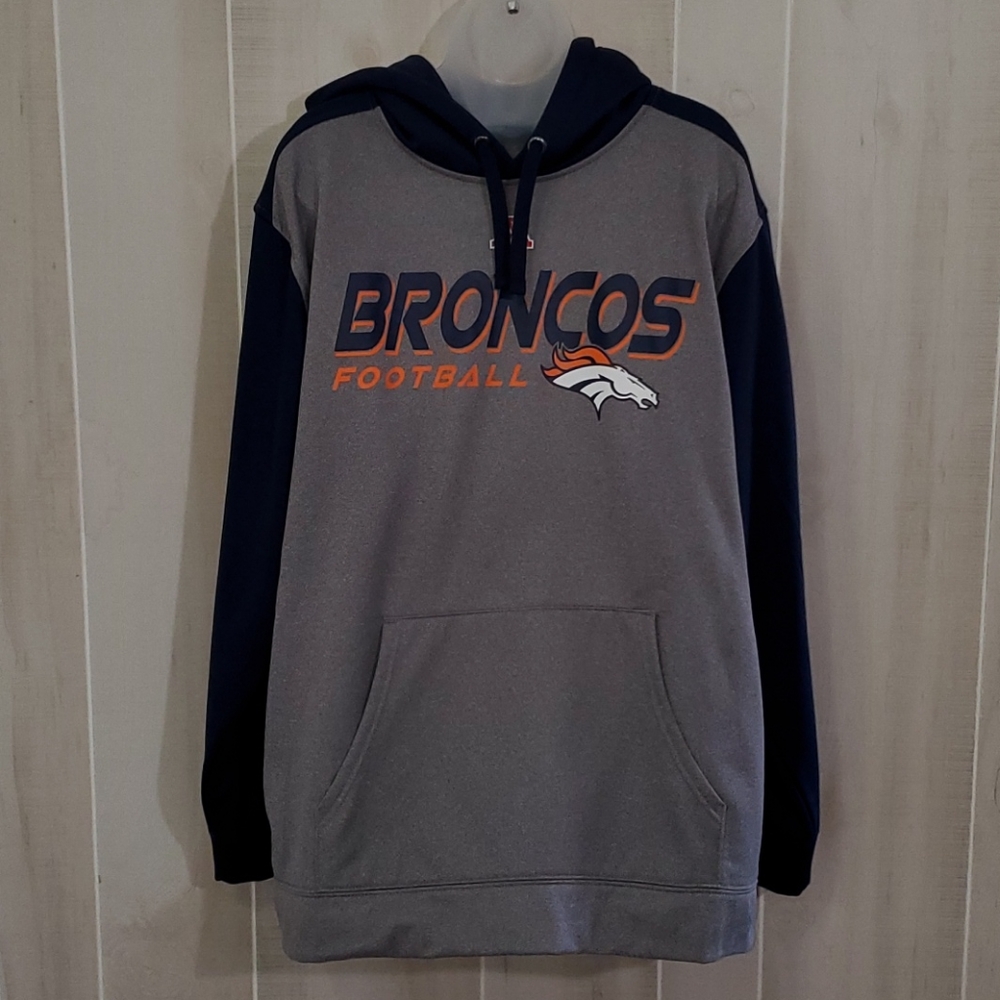 NFL Broncos hooded sweatshirt